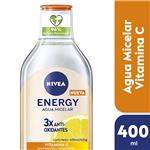 Agua Micelar NIVEA Energy Vitamina C Para Todo Tipo De Piel X 400ml