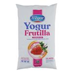 Yogur Bebible Parcialmente Descremado Frutilla Tregar 900 Grm