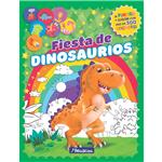 Libro Fiesta De Dinosaurios Con Stickers