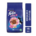 Alimento Para Gatitos Megamix Con Leche Felix 15 Kg