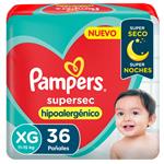 Pañal Supersec T: Xg Pampers 36 Uni