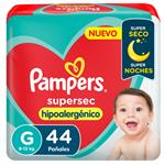 Pañal Supersec T: G Pampers 44 Uni