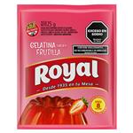 Gelatina Sabor Frutilla Royal 25 Grm