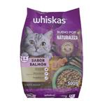 Alimento Para Gatos Adultos Sabor Salmón Whiskas 500 Gr