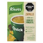 Sopa Instantanea De Zapallo Con Romero Knorr 63 Grm