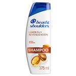 HEAD & SHOULDERS Limpieza Y Revitalización Aceite De Argán Shampoo Control Caspa 375 Ml