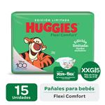Pañal HUGGIES Flexi Comfort Xxg X15 Edicion Limitada