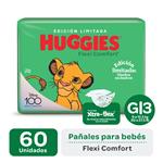 Pañal HUGGIES Flexi Comfort G X60 Edicion Limitada
