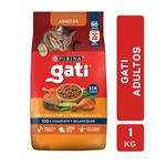Alimento Para Gatos Adultos Sabor Carne Y Pollo Gati 1kg