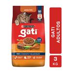 Alimento Para Gatos Adultos Sabor Carne Y Pollo Gati 3kg