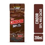 Leche Chocolatada 50% Más Cacao CINDOR 200ml