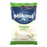 Yogur Bebible Descremado Sabor Vainilla Milkaut 900g