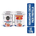 Yogur Cremix Frutilla Pack X4 YOGURISIMO 120gr