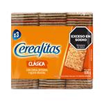 Galletitas Con Cereal Integral Clásica X3 U. Cerealitas 636g