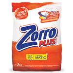 Jabon En Polvo Matic Plus Zorro 3kg