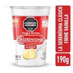 Yogur Firme Vainilla La Serenísima Clásico 190gr