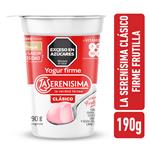 Yogur Firme Frutilla La Serenísima Clásico 190gr