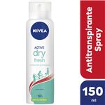 Desodorante Antitranspirante Femenino NIVEA Dry Fresh Sin Siliconas X 150 Ml