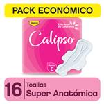Toallas Femeninas Super Anatómicas Calipso 16u.