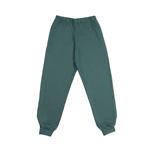 Pantalon Niño/A Frisa Con Puño Verde Talle 8