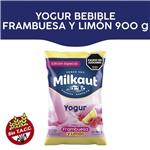 Yogur Bebible Sabor Frambuesa Y Limon Milkaut 900g