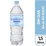Agua Sin Gas Baja En Sodio Benedictino 1.5l