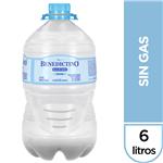 Agua Sin Gas Baja En Sodio Benedictino 6l