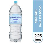 Agua Sin Gas Baja En Sodio Benedictino 2.25l