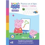 Libro Aprende Con Peppa Pig Practica Con El Lápiz Trazos Y Formas