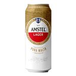 Cerveza Lager Pura Malta Amstel 473ml