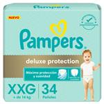 Pañal Deluxe Protection Hipoalergenico Talle: Xxg Pampers 34u