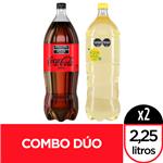 Pack Dúo Coca Cola Sin Azucar+Aquarius Pomelo 4.5l