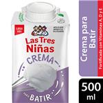 Crema De Leche Original Para Batir Las Tres Niñas 500ml
