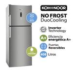 Heladera Con Freezer Dual (no Frost / Ciclica) Koh-i-noor 388 L Khda42di/9 Plata