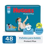 Pañal Protect Plus T: Xxxg Huggies 48u