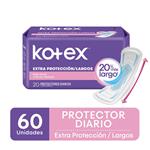 Protectores Diario Extra Proteccion Largo Kotex 60u