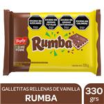 Galletitas Chocolate Rellenas Sabor Coco Rumba 330g