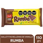 Galletitas Chocolate Rellenas Sabor Coco Rumba 110g