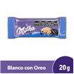 Chocolatin Blanco Oreo MILKA 20g.