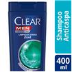 Shampoo CLEAR  Anticaspa 2 En 1 Dual Effect Botella 400 ML