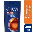 Shampoo CLEAR  Anticaspa Caida Control Botella 400 ML