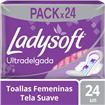 Toalla Femenina Ladysoft Ultradelgada T/S C/A Paq 24 Un