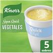 Sopa Instantánea KNORR Quick Vegetales Light 5 Sobres