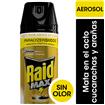 Insecticida RAID Mata Cucarachas Y Arañas Sin Olor Max En Aerosol 360cc