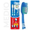 Cepillo Dental COLGATE Extra Clean Medio Cerdas Multinivel 3u