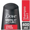 Shampoo Vigor Activo 2 Dove Bot 400 Ml