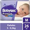 Pañales BABYSEC Premium M X26 Un