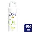 Desodorante Antitranspirante Dove 0% Melón En Aerosol 150 Ml