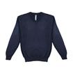 Sweater Niño Escote V Colegial Azul Talle 8