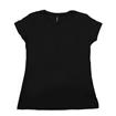 Remera Mujer Basica Color Negra Talle M